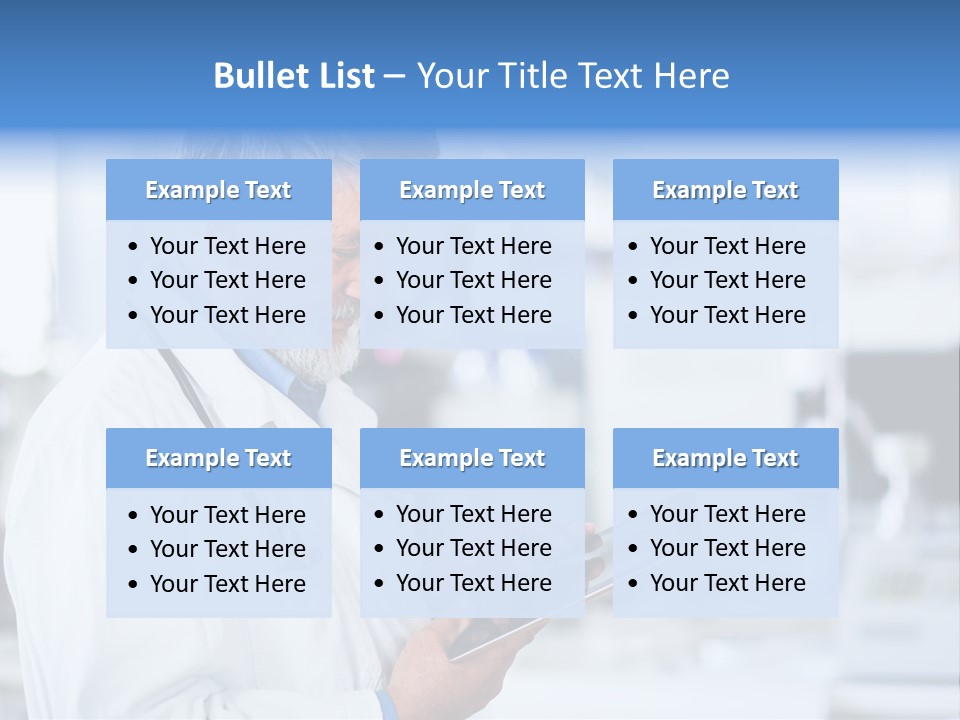 Research Portrait Senior PowerPoint Template