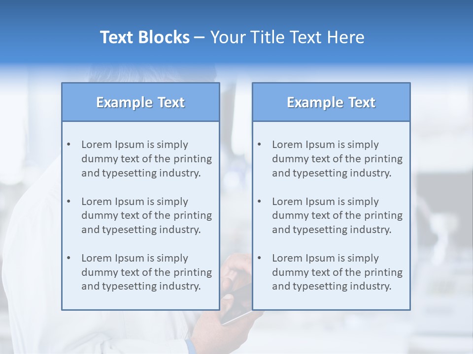 Research Portrait Senior PowerPoint Template