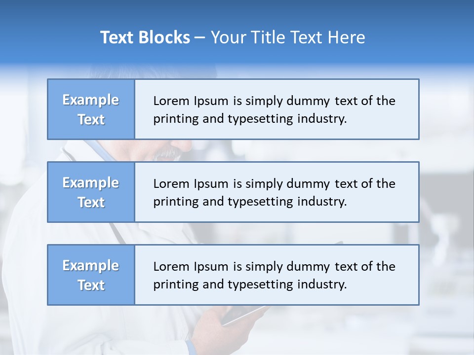 Research Portrait Senior PowerPoint Template