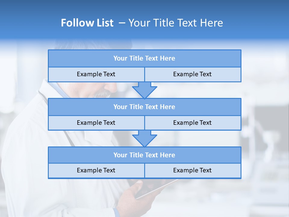 Research Portrait Senior PowerPoint Template