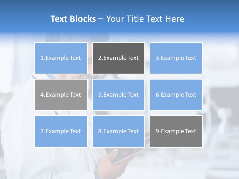 Research Portrait Senior PowerPoint Template
