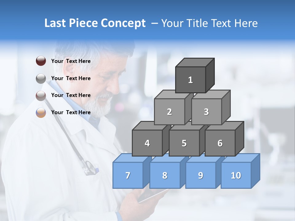 Research Portrait Senior PowerPoint Template