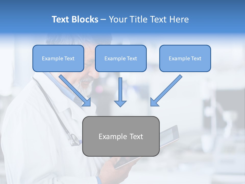 Research Portrait Senior PowerPoint Template