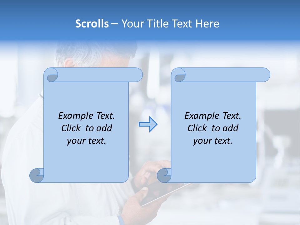 Research Portrait Senior PowerPoint Template