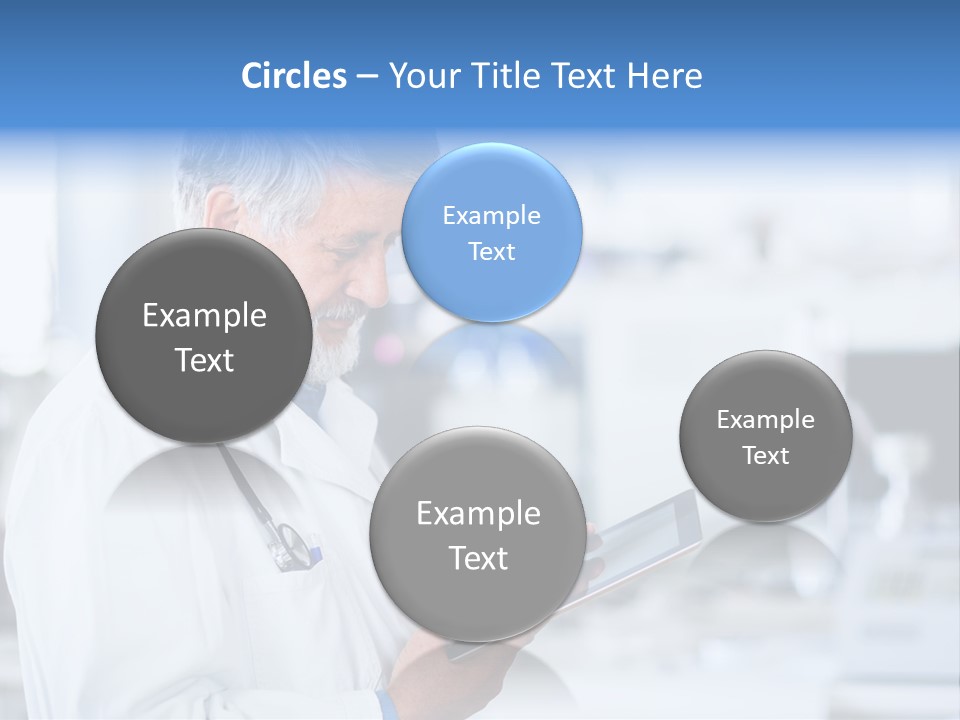Research Portrait Senior PowerPoint Template