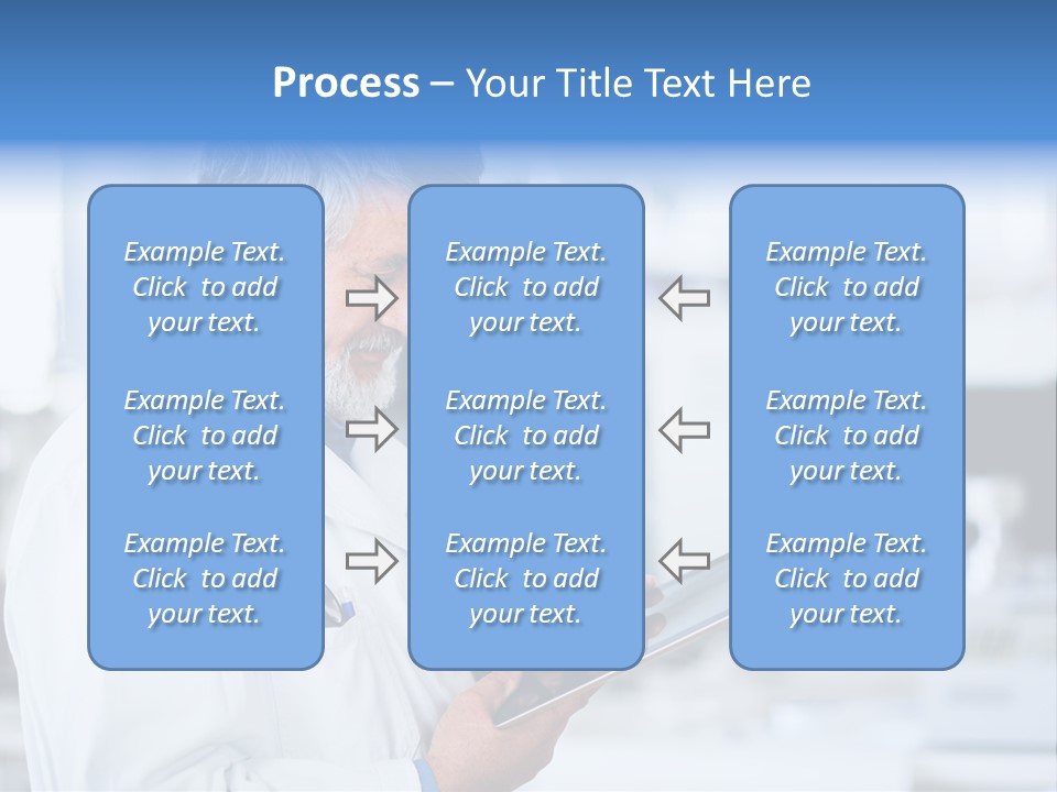 Research Portrait Senior PowerPoint Template