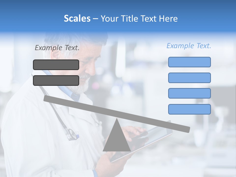 Research Portrait Senior PowerPoint Template