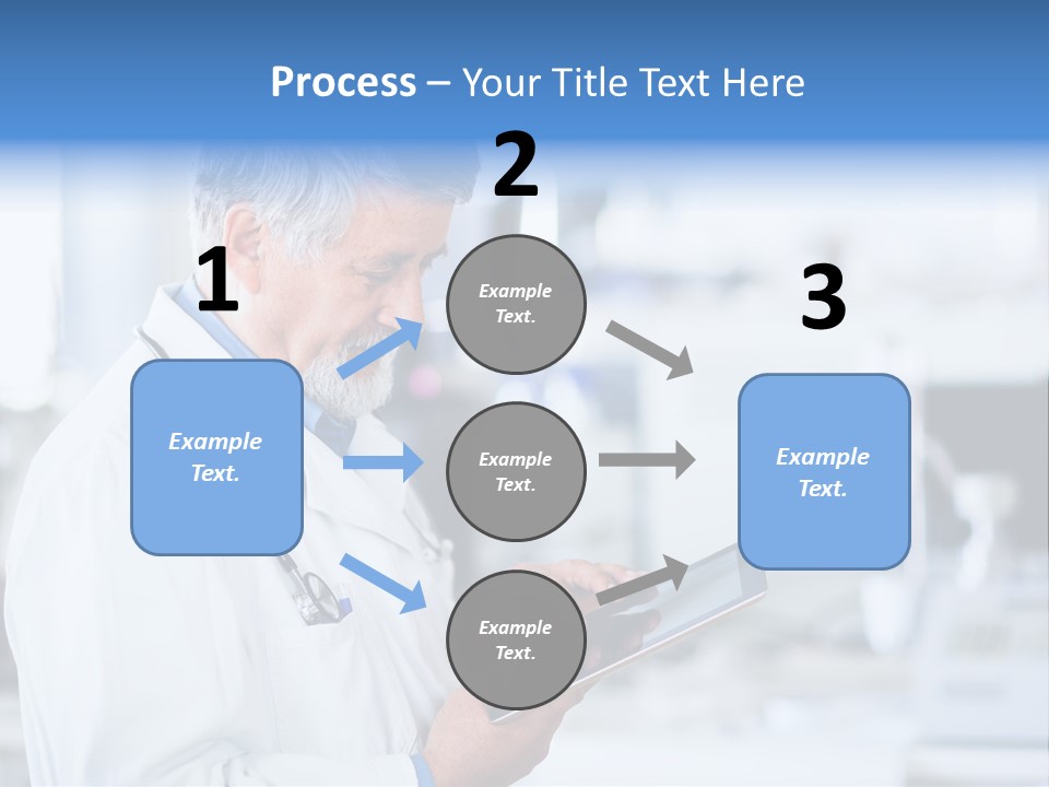 Research Portrait Senior PowerPoint Template