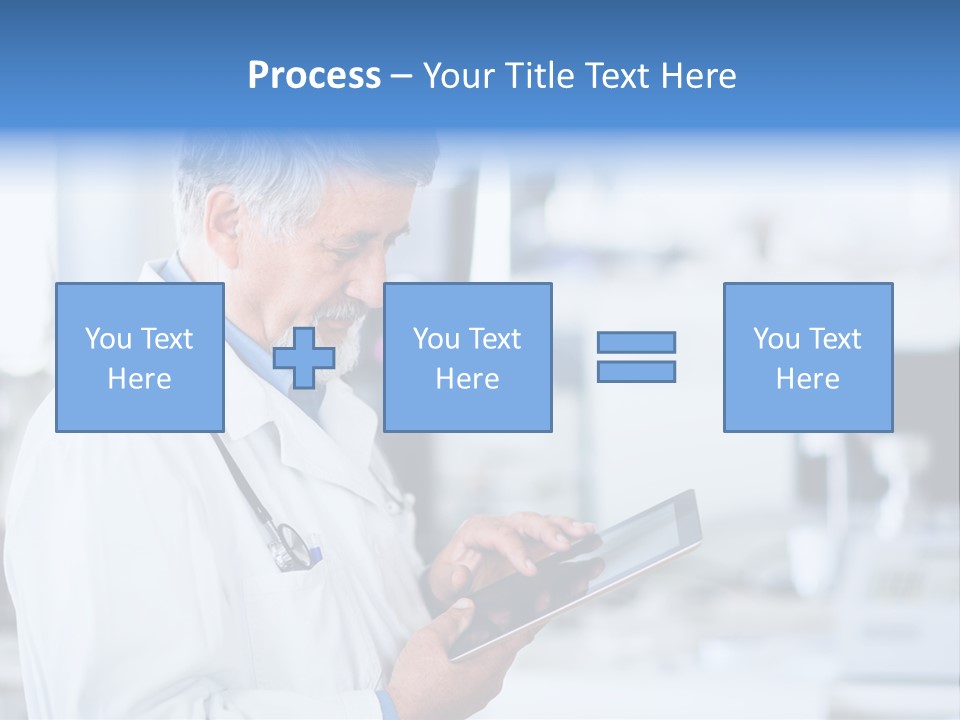 Research Portrait Senior PowerPoint Template