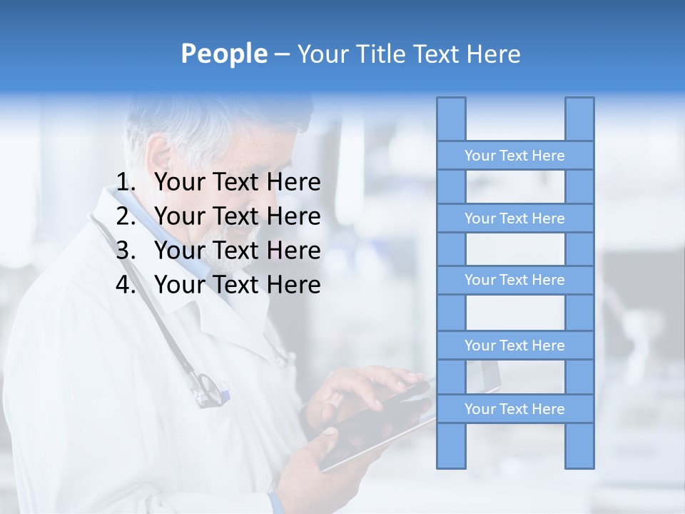 Research Portrait Senior PowerPoint Template