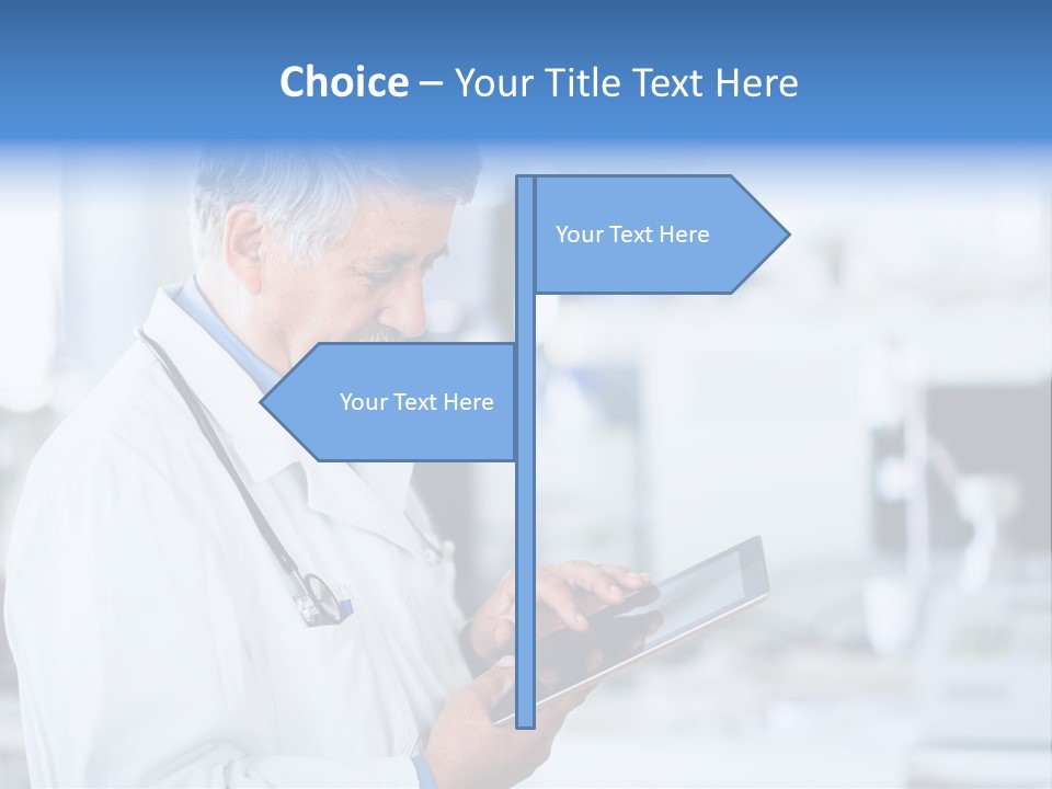 Research Portrait Senior PowerPoint Template