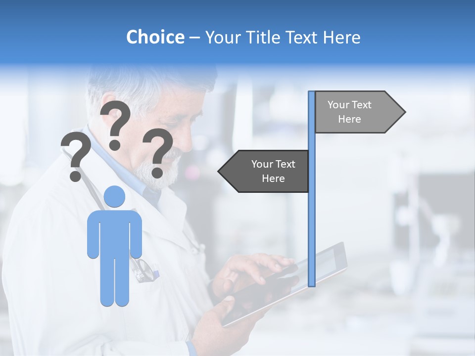 Research Portrait Senior PowerPoint Template
