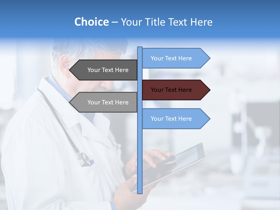 Research Portrait Senior PowerPoint Template