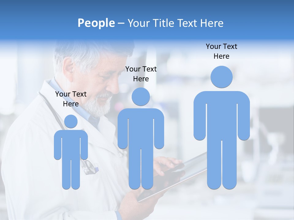 Research Portrait Senior PowerPoint Template