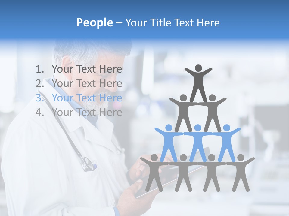 Research Portrait Senior PowerPoint Template