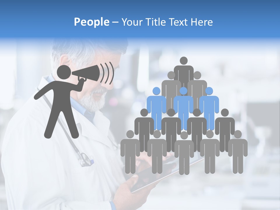 Research Portrait Senior PowerPoint Template