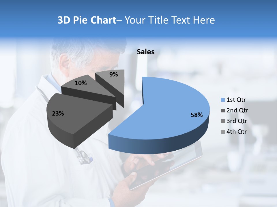 Research Portrait Senior PowerPoint Template