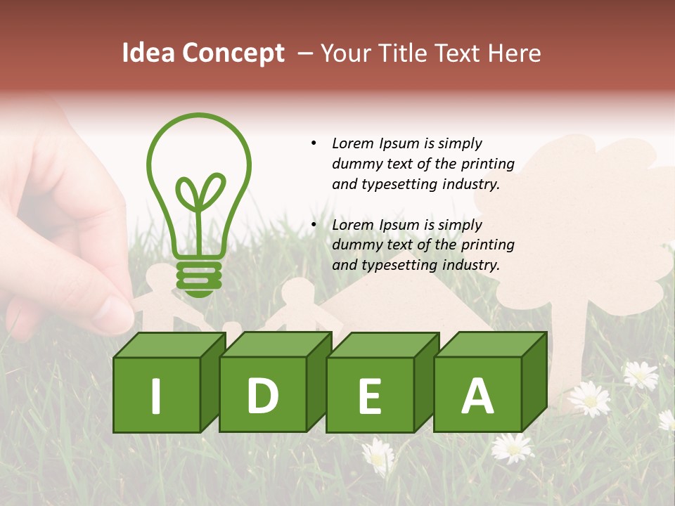 House Spring Growth PowerPoint Template