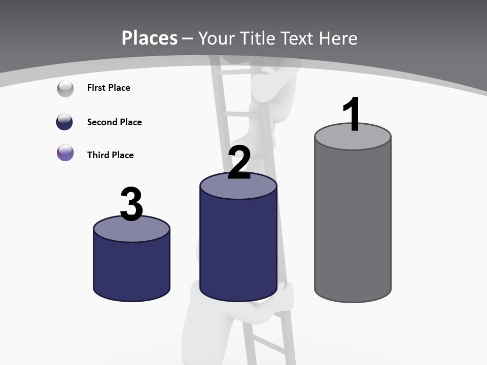 Men Steps Together PowerPoint Template