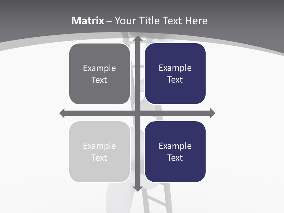 Men Steps Together PowerPoint Template