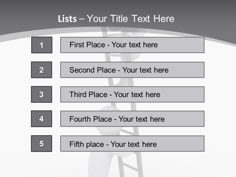Men Steps Together PowerPoint Template