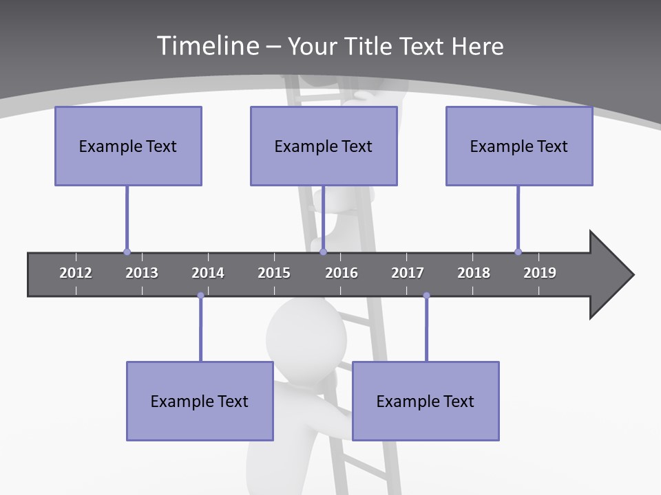 Men Steps Together PowerPoint Template