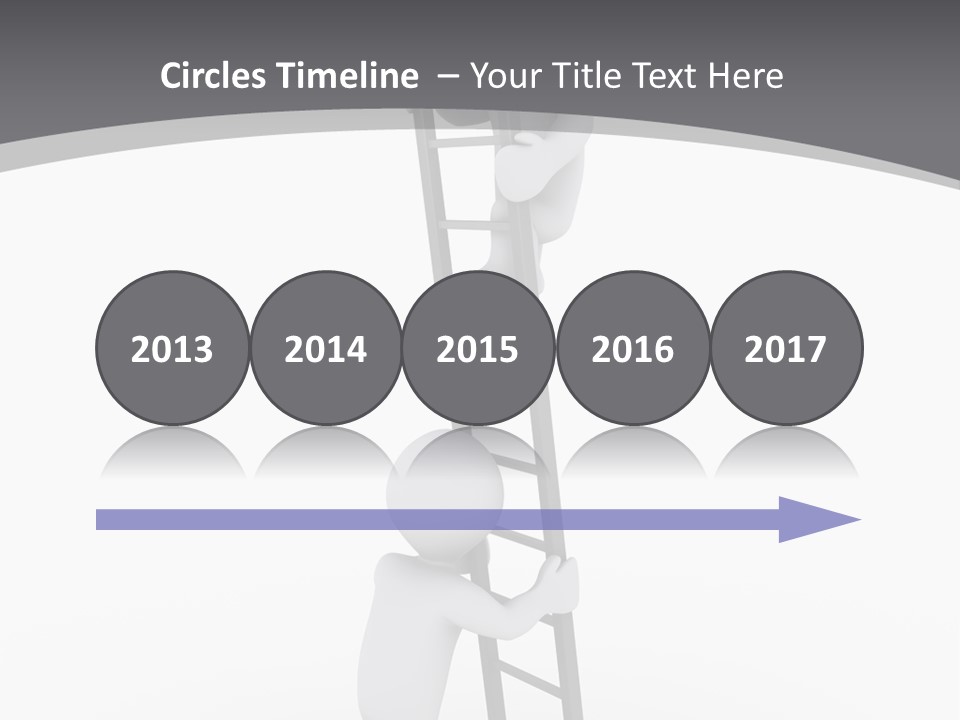 Men Steps Together PowerPoint Template