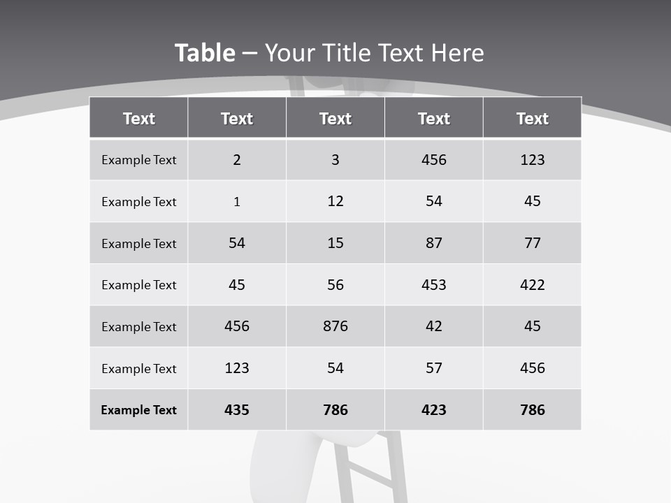 Men Steps Together PowerPoint Template