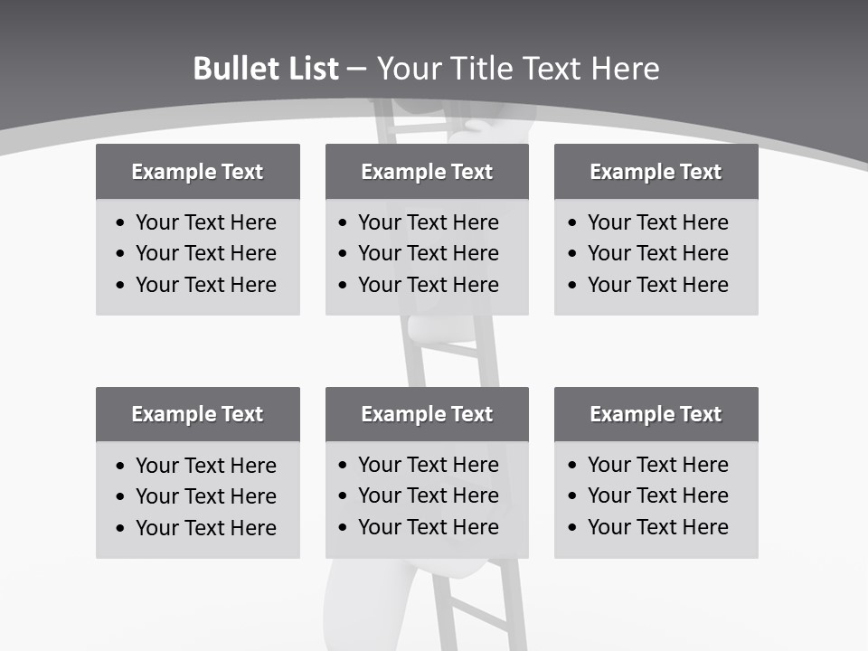 Men Steps Together PowerPoint Template