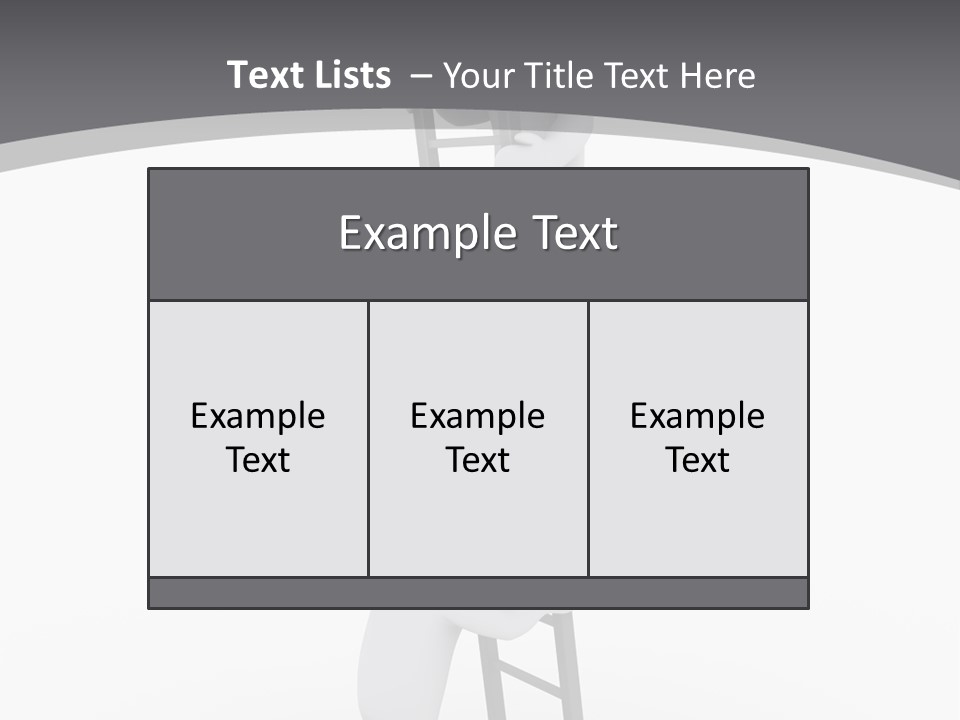 Men Steps Together PowerPoint Template