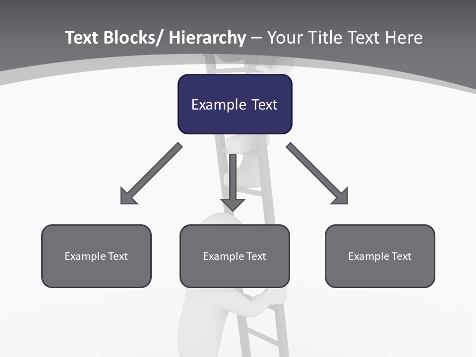 Men Steps Together PowerPoint Template