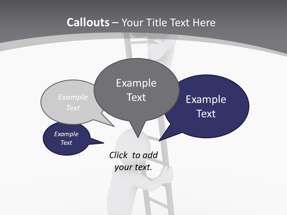 Men Steps Together PowerPoint Template