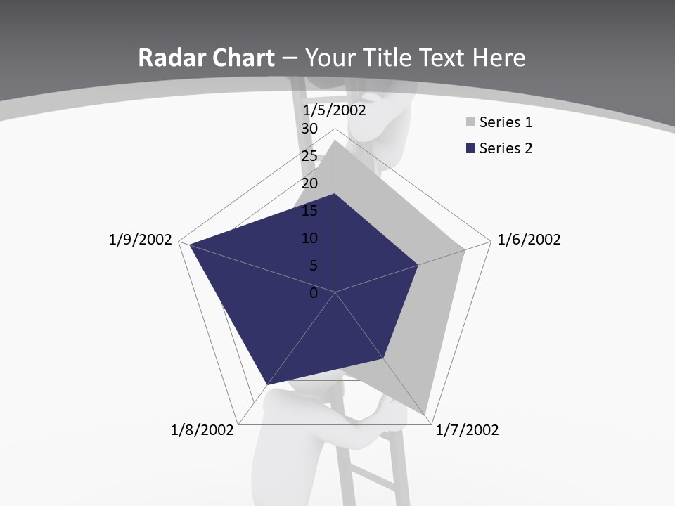 Men Steps Together PowerPoint Template