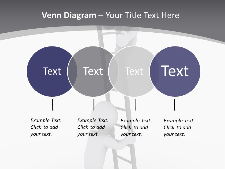 Men Steps Together PowerPoint Template