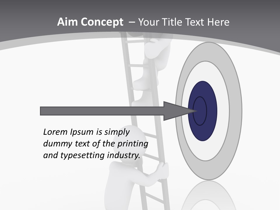 Men Steps Together PowerPoint Template