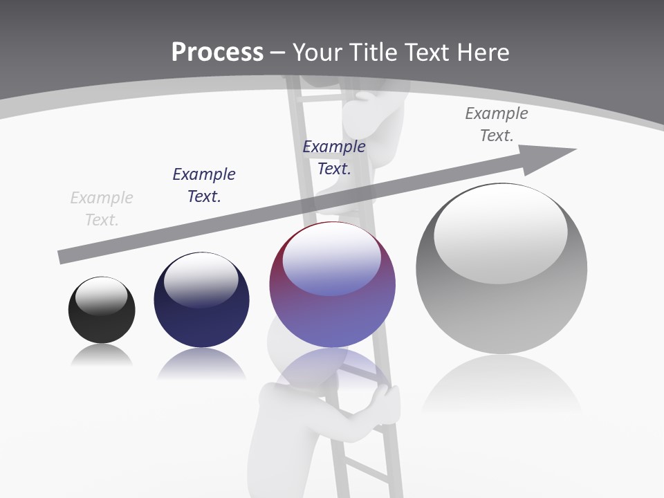 Men Steps Together PowerPoint Template