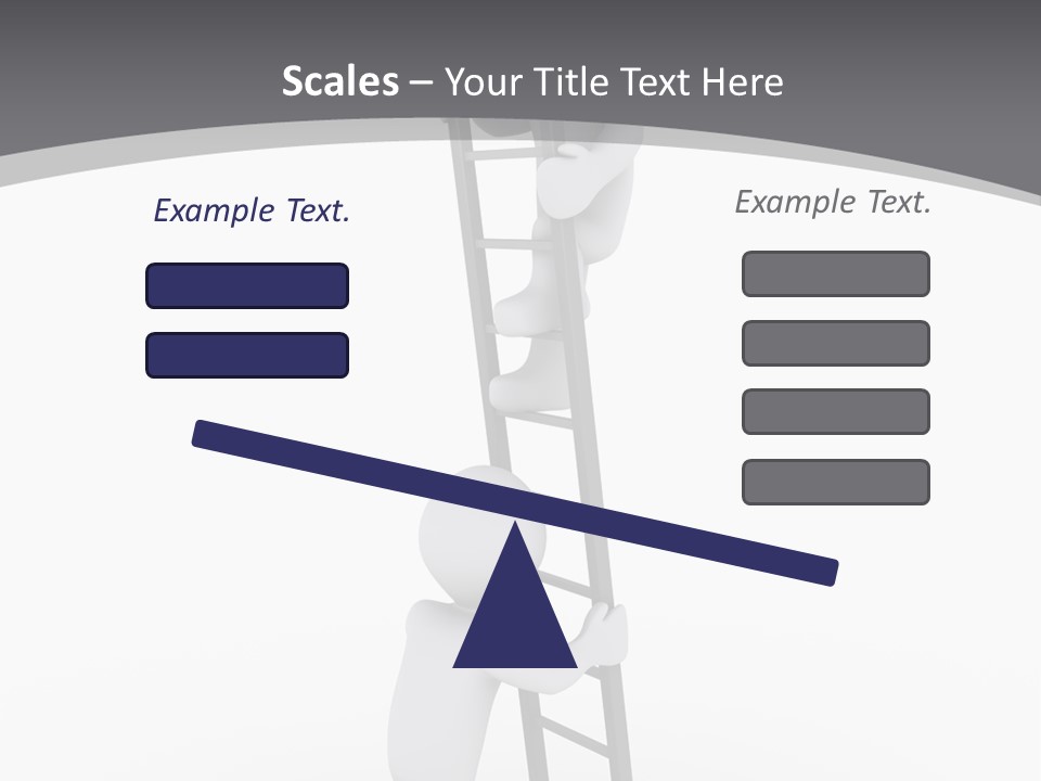 Men Steps Together PowerPoint Template