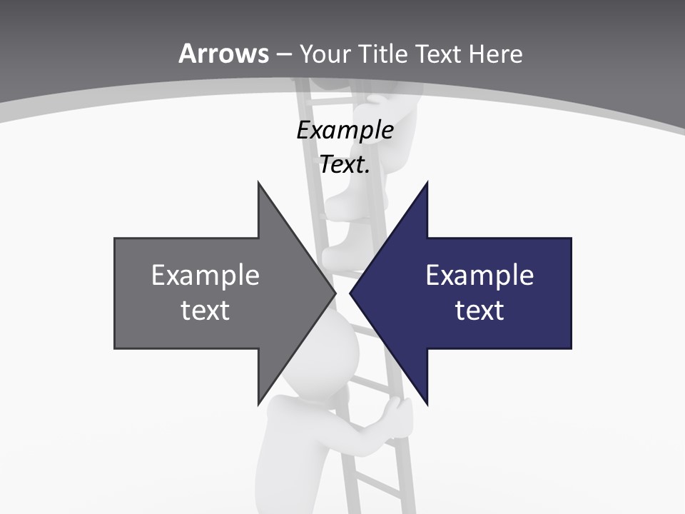 Men Steps Together PowerPoint Template