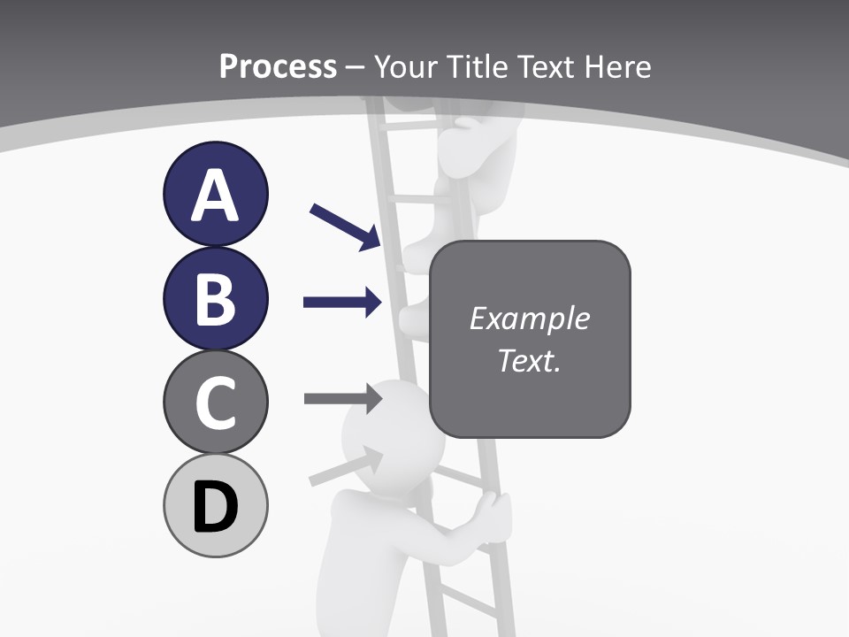 Men Steps Together PowerPoint Template