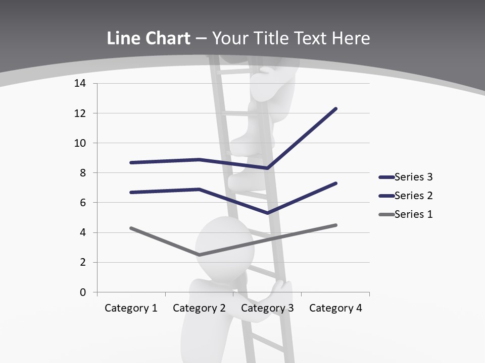 Men Steps Together PowerPoint Template