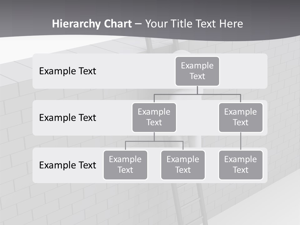 Progress Steps Brick PowerPoint Template