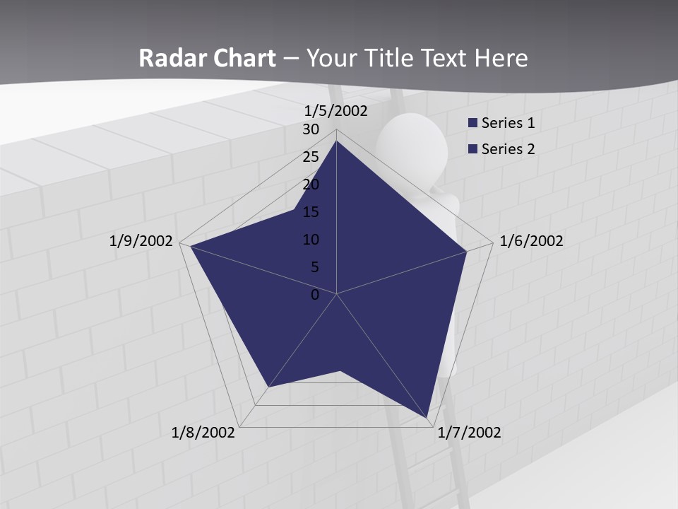 Progress Steps Brick PowerPoint Template