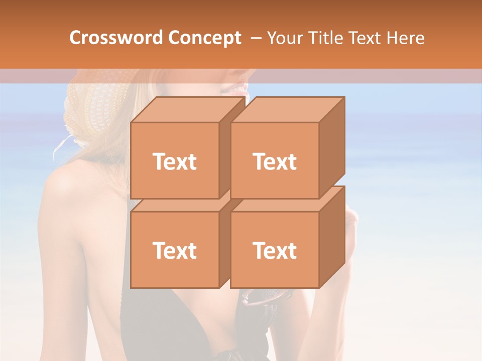 Bikini Hawaii Sexual PowerPoint Template