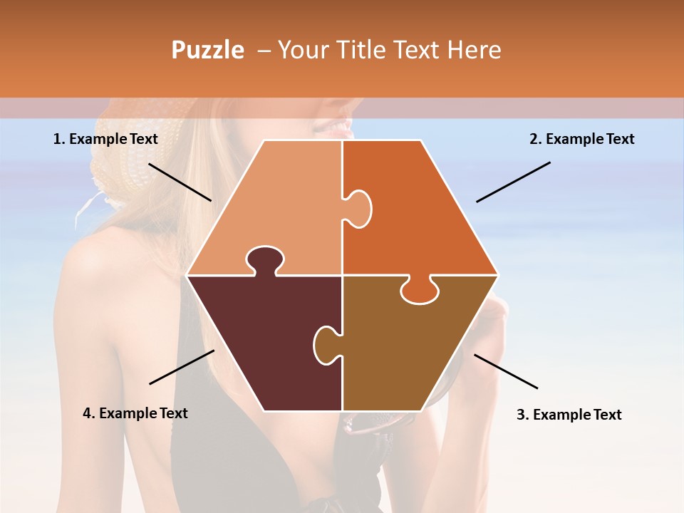 Bikini Hawaii Sexual PowerPoint Template
