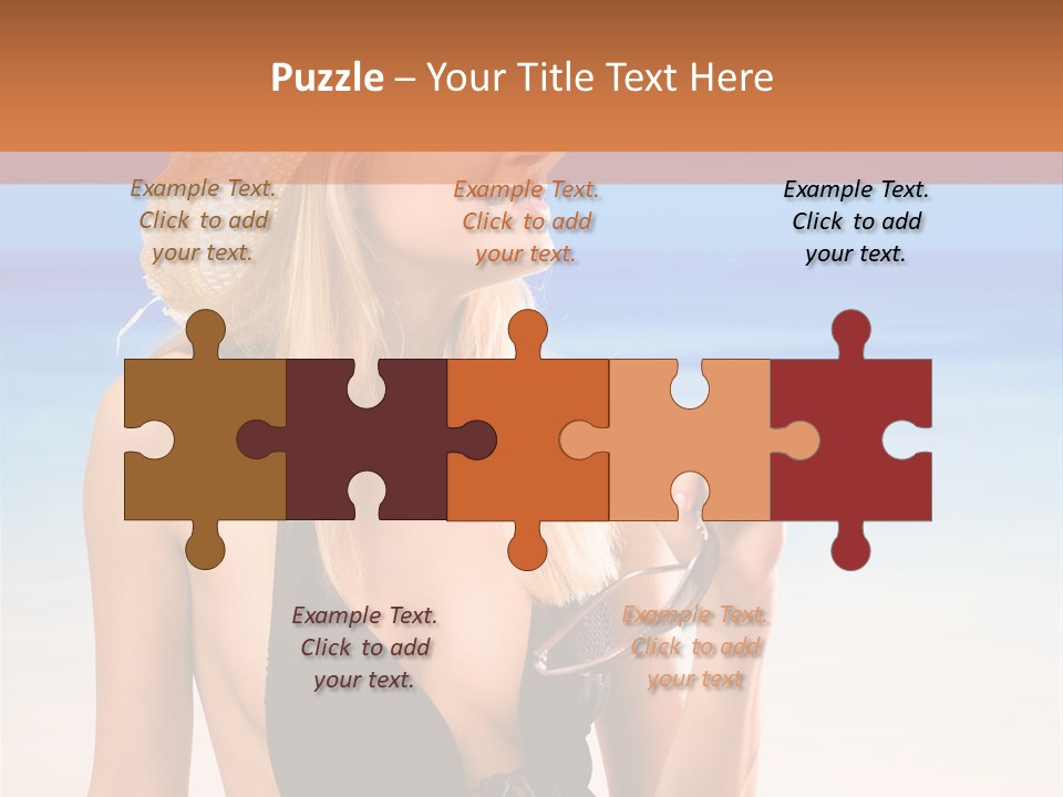 Bikini Hawaii Sexual PowerPoint Template