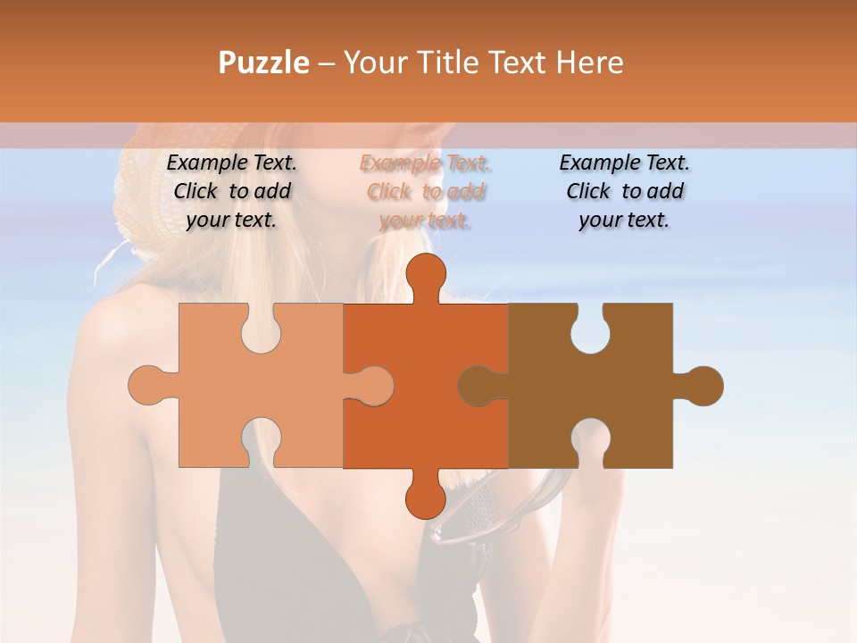 Bikini Hawaii Sexual PowerPoint Template