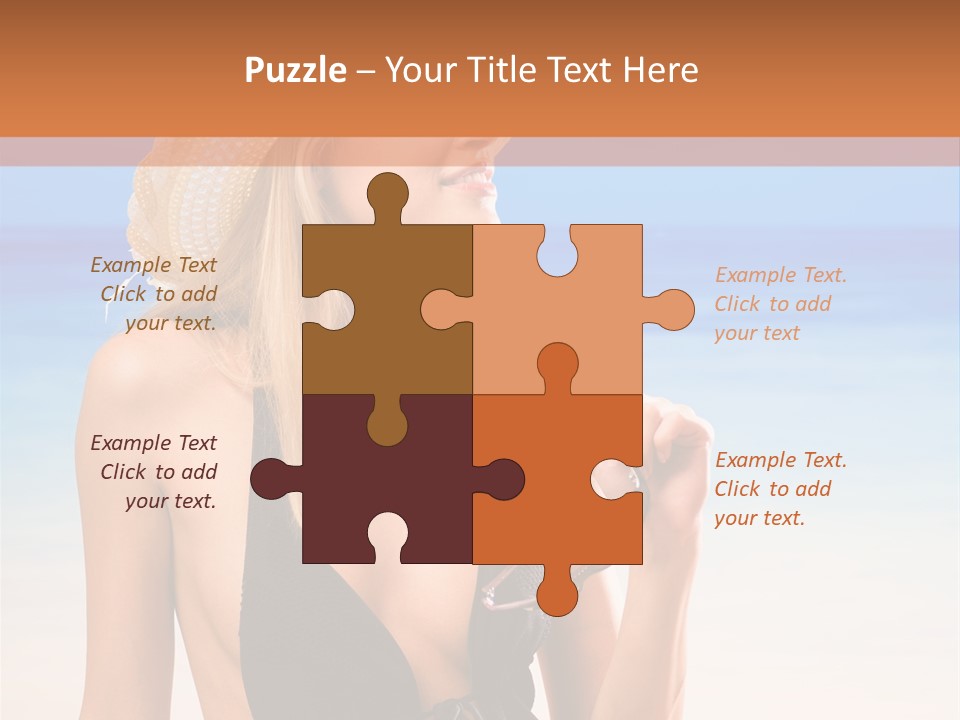 Bikini Hawaii Sexual PowerPoint Template