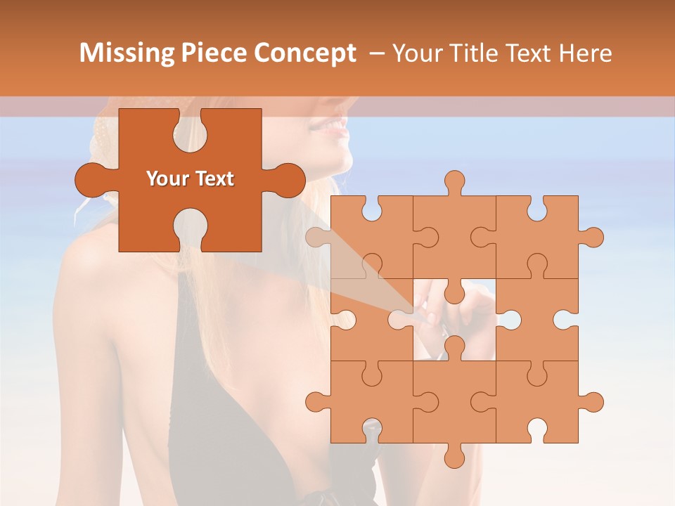 Bikini Hawaii Sexual PowerPoint Template