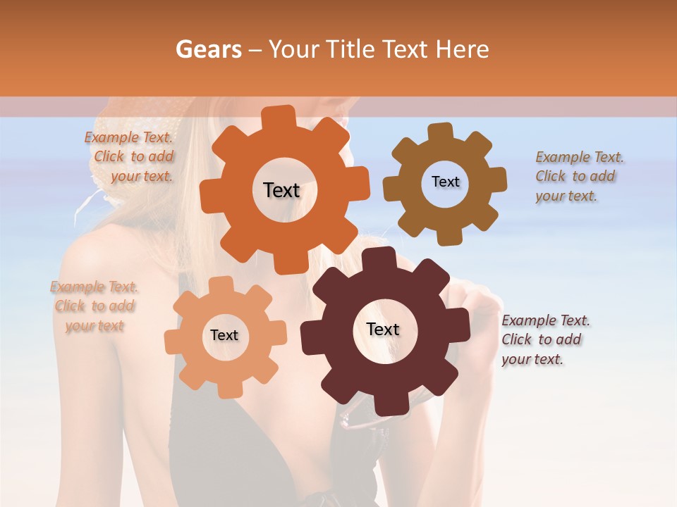 Bikini Hawaii Sexual PowerPoint Template