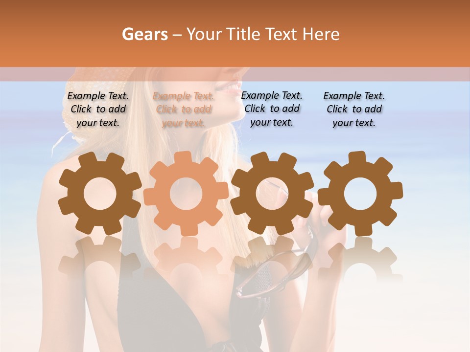 Bikini Hawaii Sexual PowerPoint Template